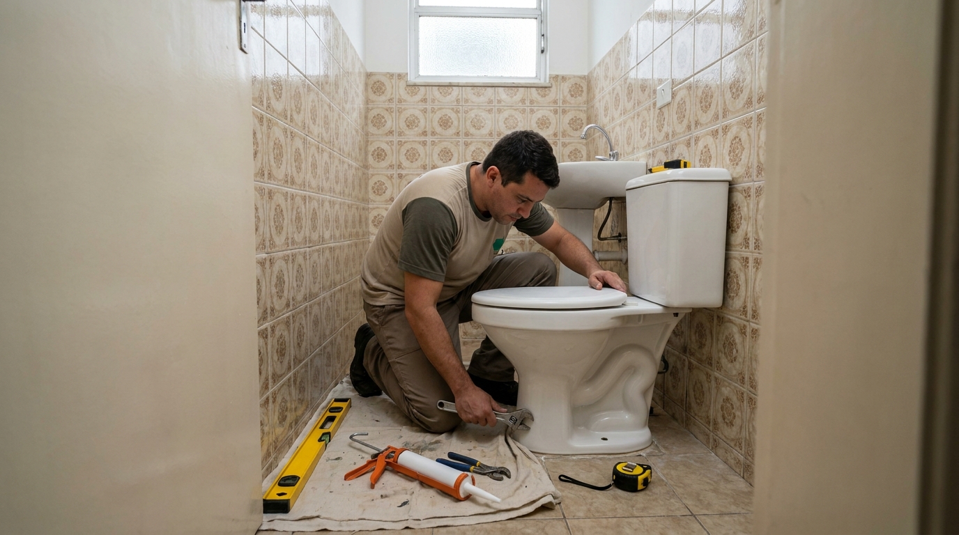 Instalação de vaso sanitário em Novo Hamburgo‑RS